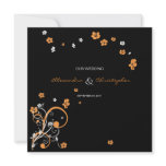 Swirls & Flowers Elegant Wedding Announcement