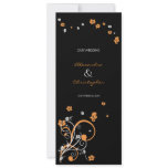 Swirls & Flowers Elegant Wedding Announcement