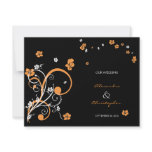 Swirls & Flowers Elegant Wedding Announcement