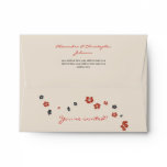 Swirls & Flowers Elegant Wedding Envelopes