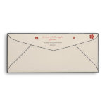 Swirls & Flowers Elegant Wedding Envelopes