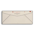 Swirls & Flowers Elegant Wedding Envelope