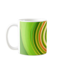 Swirls in earth tones - mug by Horseshoes3 Swirls in earth tones - mug
