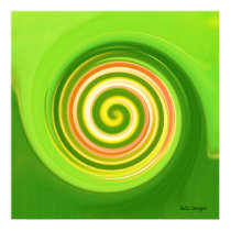 Swirls in earth tones - poster / print by Horseshoes3 Swirls in earth tones - poster / print