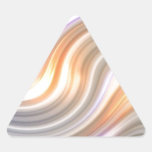 Swirls in Motion Triangle Stickers