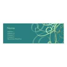 Swirls No. 0032 Business Card Template