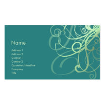 Swirls No. 0032 Business Cards