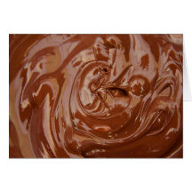 Swirls of Chocolate Greeting Card