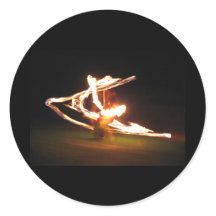 Fire Dancer Sticker