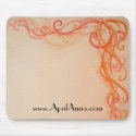 Swirls of Flames mousepads by ArtofAprilAnna Swirls of Flames mousepads