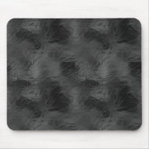 Swirls on Frosted Glass: Basic Black Mousepad