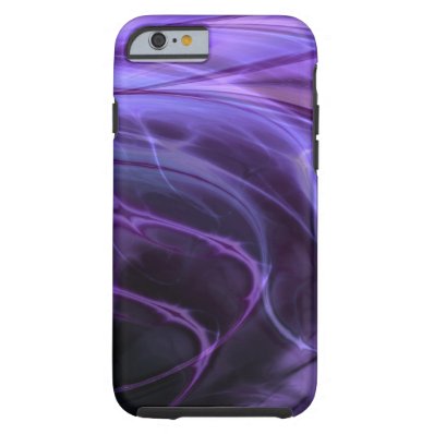 Swirls Purple Tough iPhone 6 Case