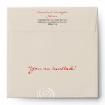 Swirls & Spirals Elegant Wedding Envelope