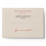 Swirls & Spirals Elegant Wedding Envelope