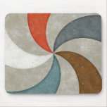 Swirls stamped on concrete mouse pad