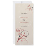 Swirls Wedding Invitation Announcement