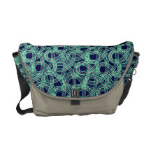 Swirly Abstract Gliftex Messenger Bag
