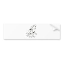 Swirly Betta 1 Bumper Sticker