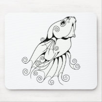 Swirly Betta 1 Mousepad