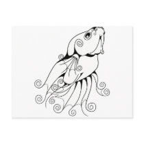 Swirly Betta 1 Post Cards