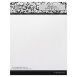 Swirly Black Boutique Designer Letterhead