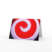 Swirly Blank Christmas  cards
