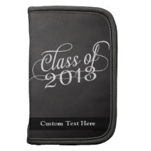 Swirly Chalkboard Class of 2013 Folio Planners