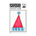 Swirly Christmas Stocking Hat postage by Musicat Swirly Christmas Stocking Hat postage