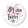 Swirly Circle Baton Twirler Fridge Magnet