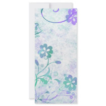 Swirly Floral Border rack cards by floraltees Swirly Floral Border rack cards