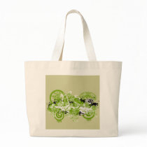 Swirly Flower Design Bags