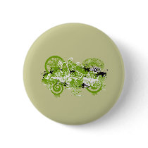Swirly Flower Design Buttons