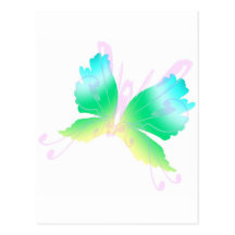 Swirly Fly III Post Card