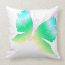 Swirly Fly III Throw Pillows