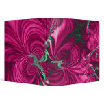 Swirly · Fractal Art · Pink & Green binders