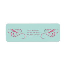 Swirly Girl: Return Address Labels
