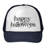 Swirly Grunge Happy Halloween Hat