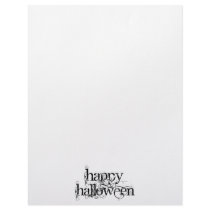 Swirly Grunge Happy Halloween letterhead