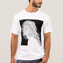 Swirly Hair Woman t-shirts by JoshBowers Swirly Hair Woman t-shirts