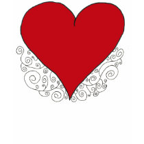 Swirly Heart Shirt by SimplyUnique Swirly Heart Shirt