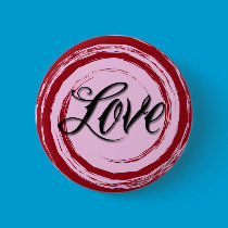 Swirly Love buttons