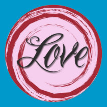 Swirly Love Sticker stickers