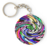 Swirly Mosaic Keychain