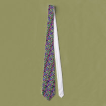 Swirly Mosaic ties