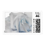 Swirly Pale Blue Rose Wedding Postage stamp