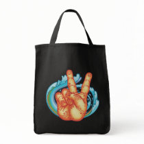 Swirly Peace Hand Bags