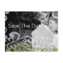 Swirly Photo Save The Date postcards by WeddingInvitations Swirly Photo Save The Date postcards