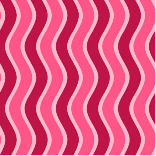 Swirly Pink Striped Acrylic Cut Out