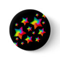 Swirly Rainbow Stars buttons