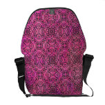 Swirly Seamless Pattern with Pink Grunge 1 Commuter Bags